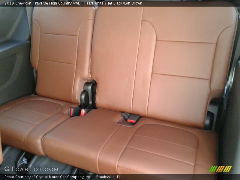 Rear Seat of 2019 Traverse High Country AWD