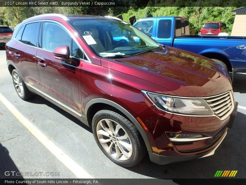 Burgundy Velvet / Cappuccino 2017 Lincoln MKC Select AWD