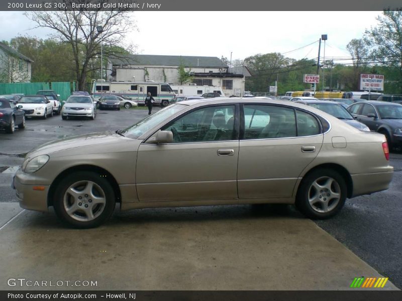 Burnished Gold Metallic / Ivory 2000 Lexus GS 300