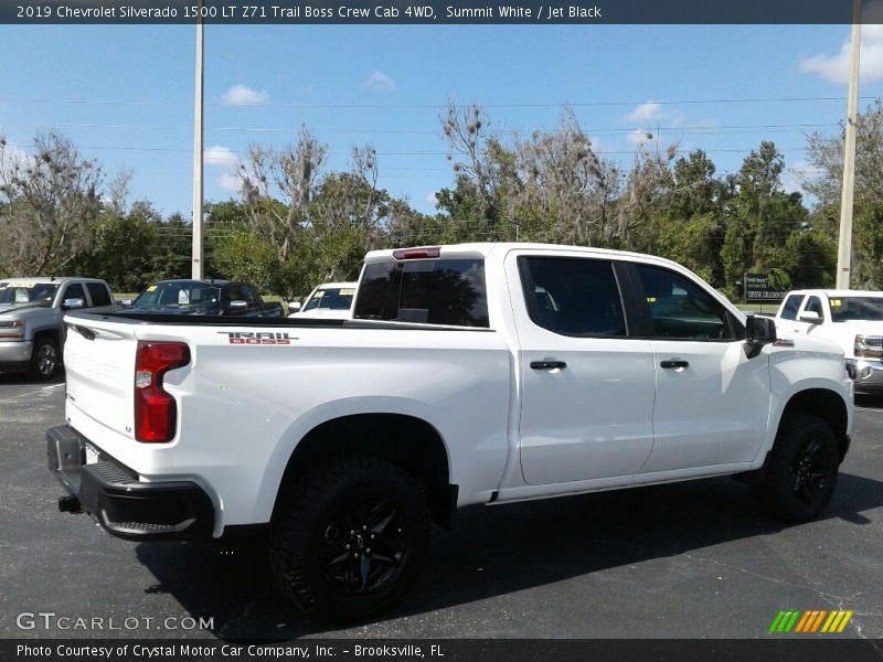 Summit White / Jet Black 2019 Chevrolet Silverado 1500 LT Z71 Trail Boss Crew Cab 4WD