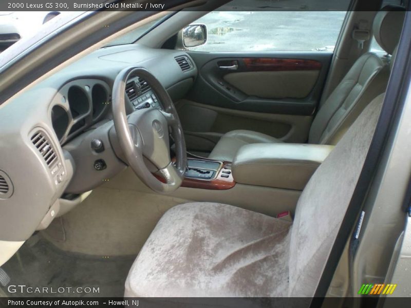 Burnished Gold Metallic / Ivory 2000 Lexus GS 300