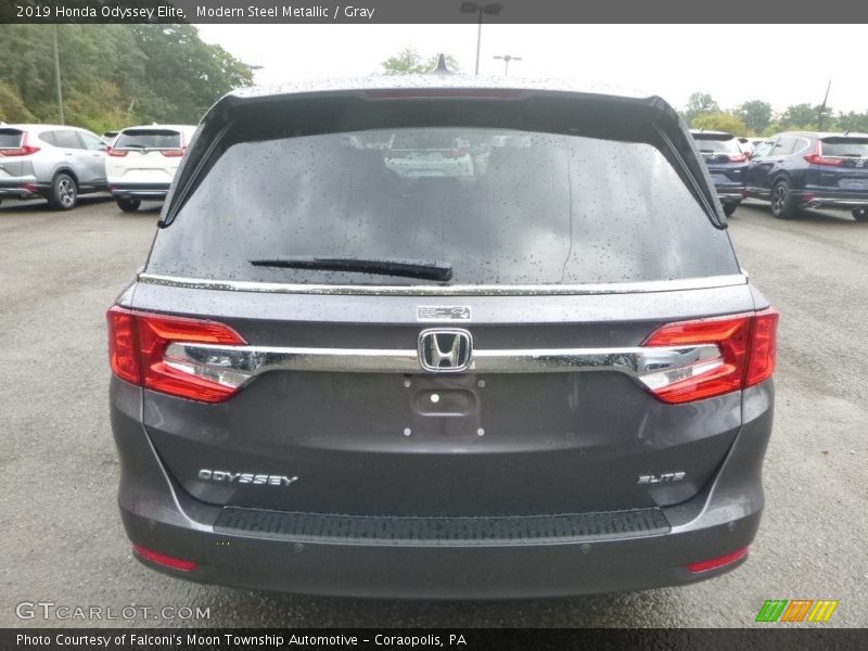 Modern Steel Metallic / Gray 2019 Honda Odyssey Elite