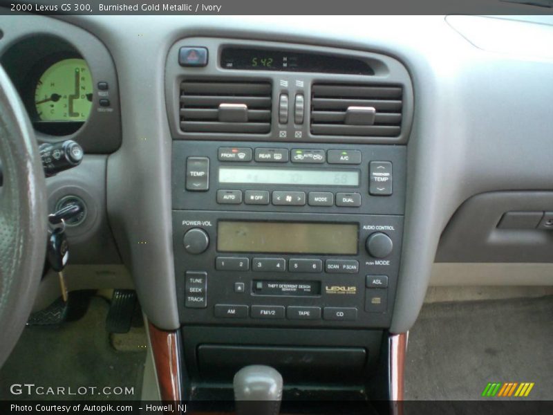 Burnished Gold Metallic / Ivory 2000 Lexus GS 300