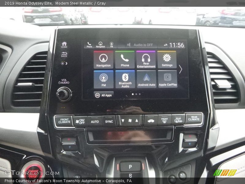Modern Steel Metallic / Gray 2019 Honda Odyssey Elite