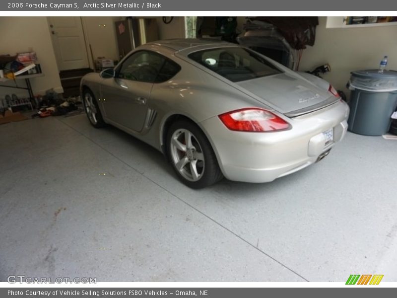 Arctic Silver Metallic / Black 2006 Porsche Cayman S