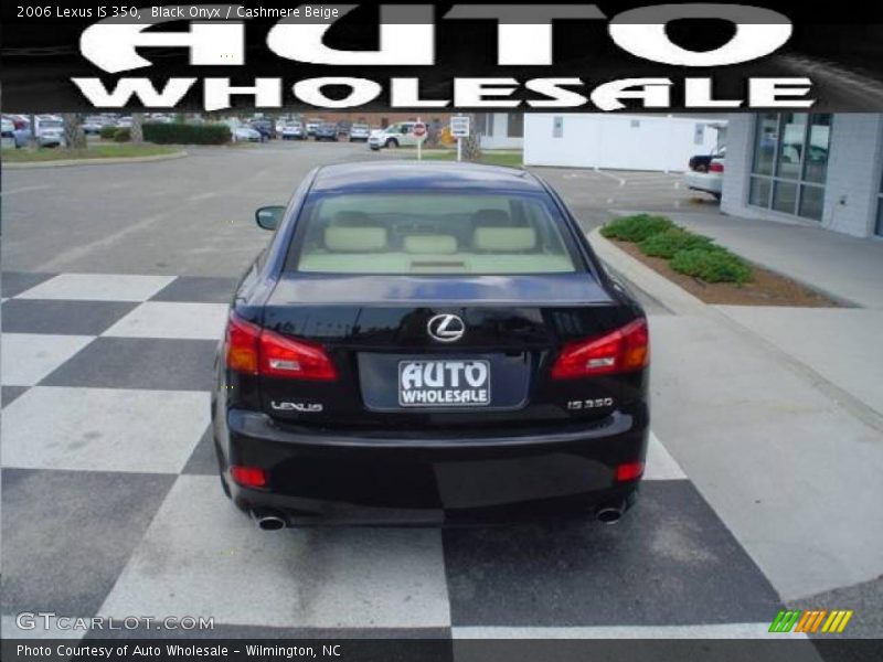 Black Onyx / Cashmere Beige 2006 Lexus IS 350