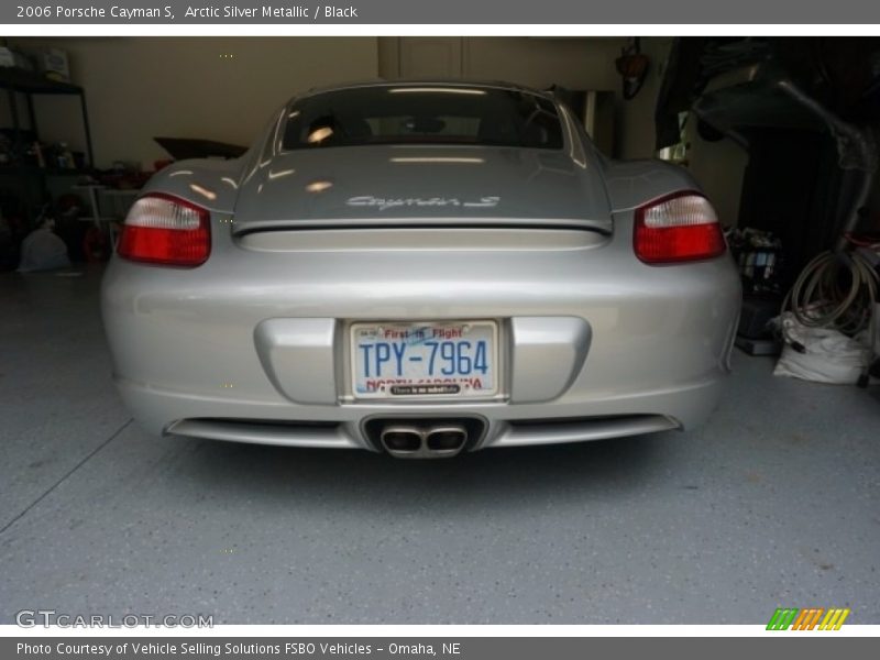 Arctic Silver Metallic / Black 2006 Porsche Cayman S