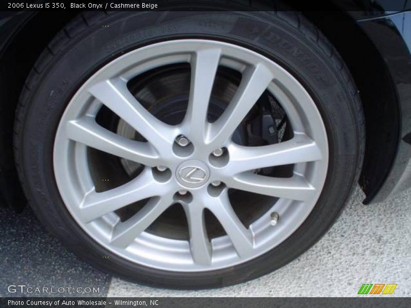 Black Onyx / Cashmere Beige 2006 Lexus IS 350