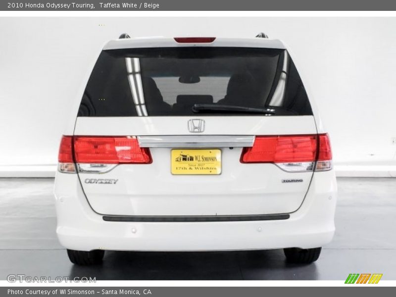 Taffeta White / Beige 2010 Honda Odyssey Touring