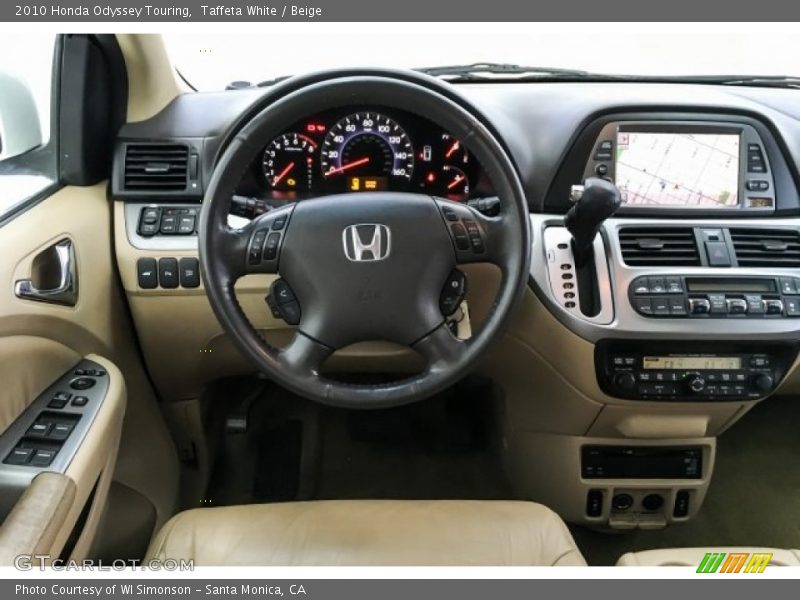 Taffeta White / Beige 2010 Honda Odyssey Touring