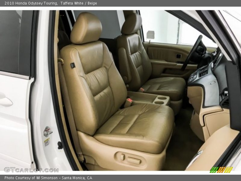 Taffeta White / Beige 2010 Honda Odyssey Touring