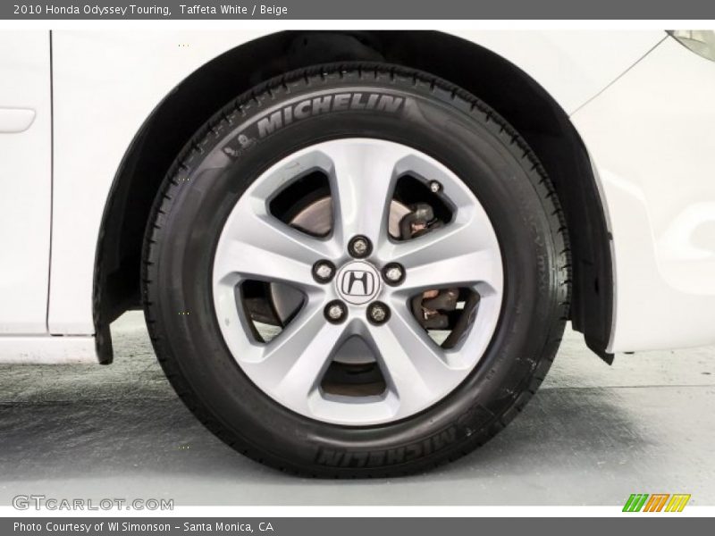 Taffeta White / Beige 2010 Honda Odyssey Touring