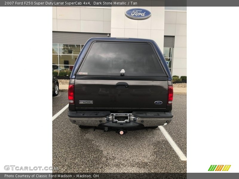 Dark Stone Metallic / Tan 2007 Ford F250 Super Duty Lariat SuperCab 4x4