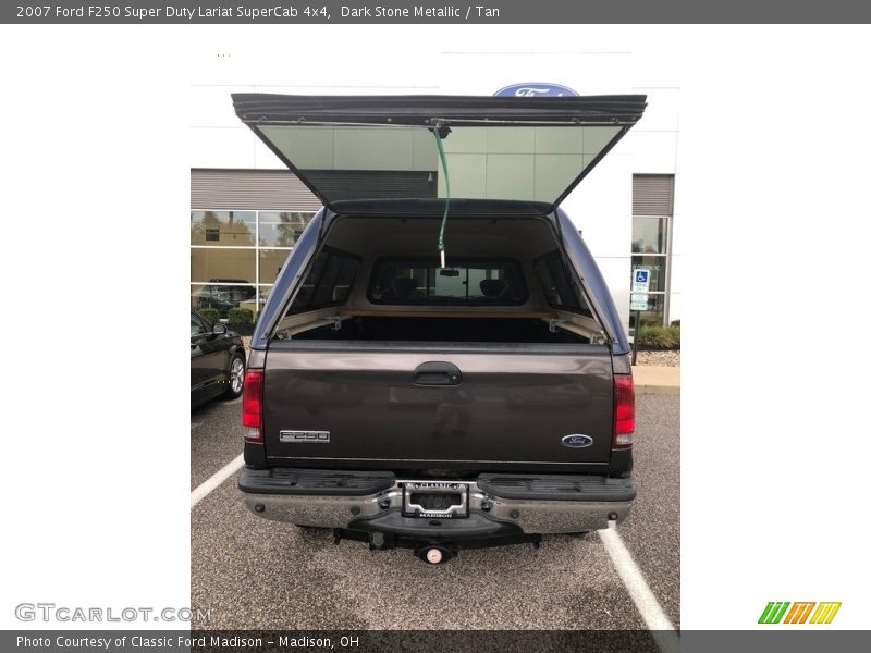 Dark Stone Metallic / Tan 2007 Ford F250 Super Duty Lariat SuperCab 4x4