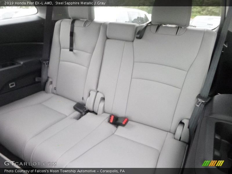 Rear Seat of 2019 Pilot EX-L AWD