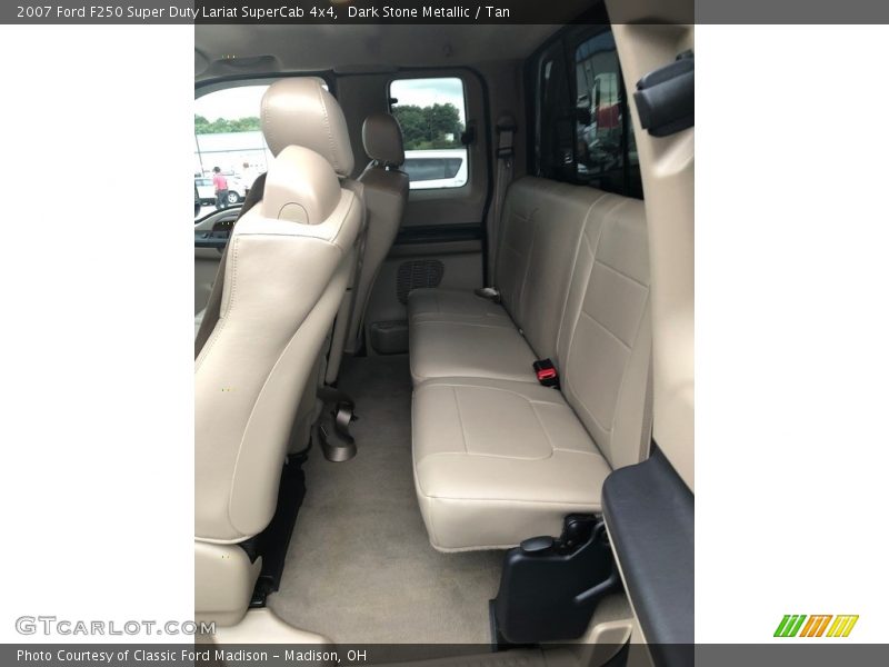 Dark Stone Metallic / Tan 2007 Ford F250 Super Duty Lariat SuperCab 4x4