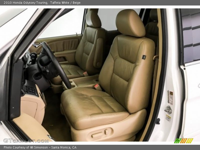 Taffeta White / Beige 2010 Honda Odyssey Touring