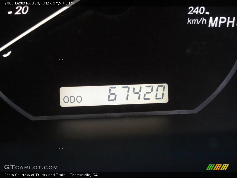 Black Onyx / Black 2005 Lexus RX 330