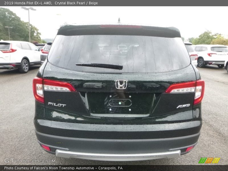 Crystal Black Pearl / Beige 2019 Honda Pilot EX-L AWD