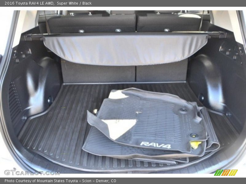 Super White / Black 2016 Toyota RAV4 LE AWD