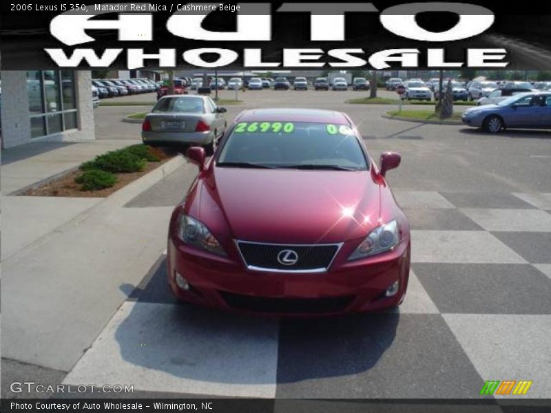 Matador Red Mica / Cashmere Beige 2006 Lexus IS 350