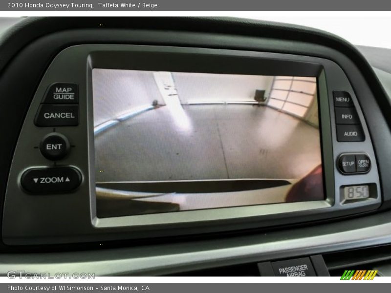 Taffeta White / Beige 2010 Honda Odyssey Touring