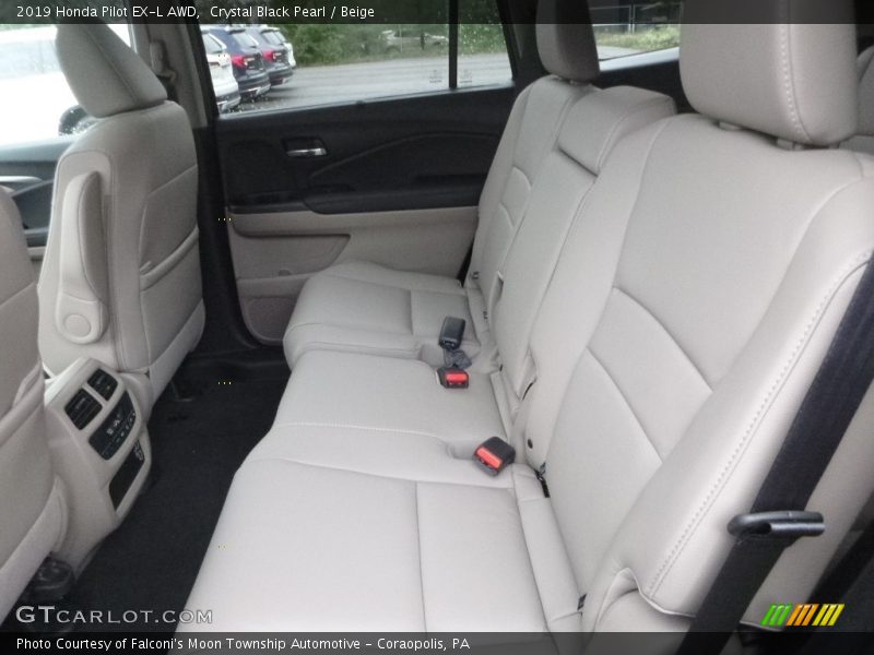 Crystal Black Pearl / Beige 2019 Honda Pilot EX-L AWD