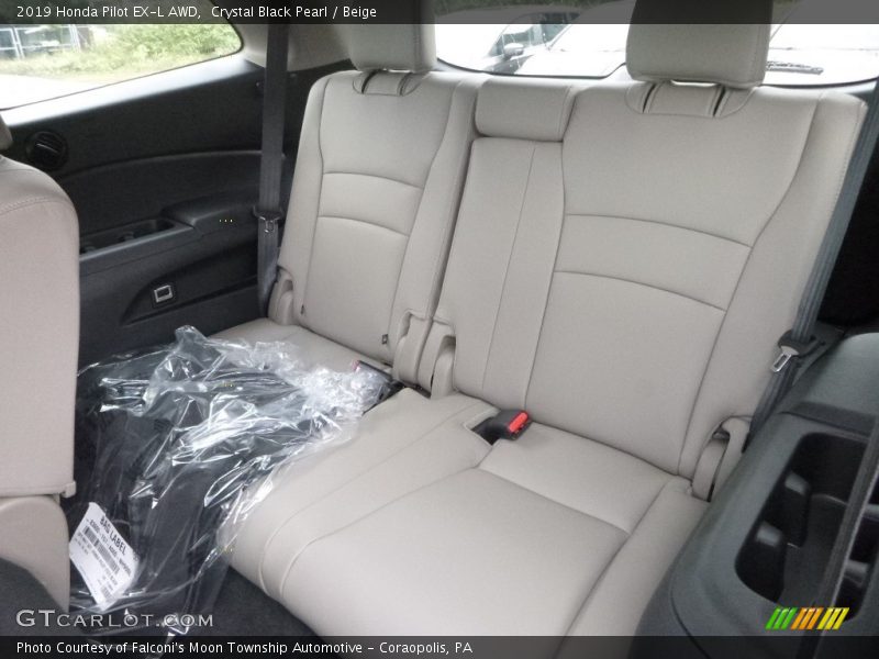 Crystal Black Pearl / Beige 2019 Honda Pilot EX-L AWD