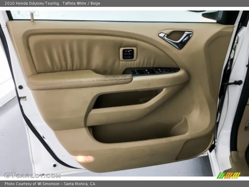 Taffeta White / Beige 2010 Honda Odyssey Touring