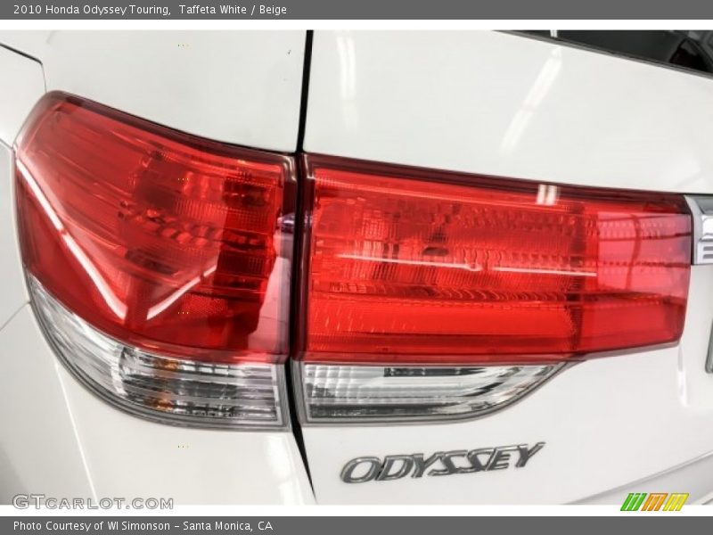 Taffeta White / Beige 2010 Honda Odyssey Touring