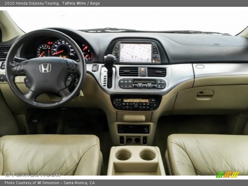 Taffeta White / Beige 2010 Honda Odyssey Touring