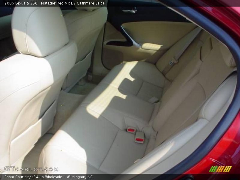 Matador Red Mica / Cashmere Beige 2006 Lexus IS 350