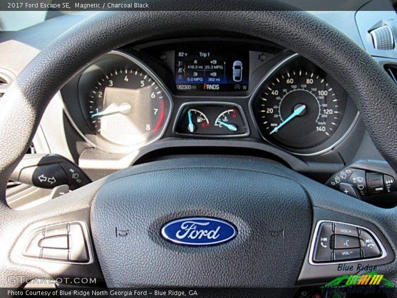 Magnetic / Charcoal Black 2017 Ford Escape SE
