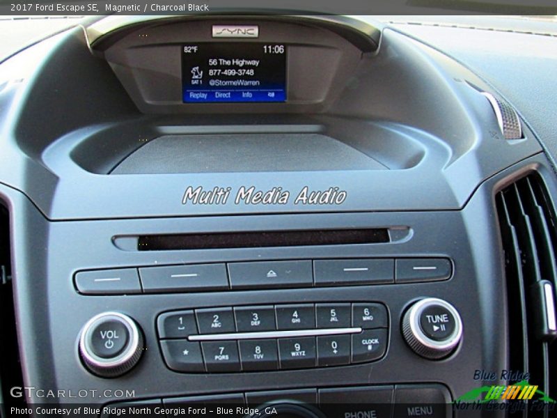 Magnetic / Charcoal Black 2017 Ford Escape SE