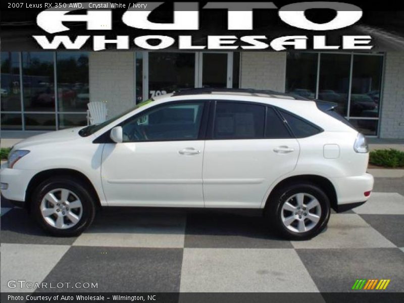 Crystal White / Ivory 2007 Lexus RX 350 AWD
