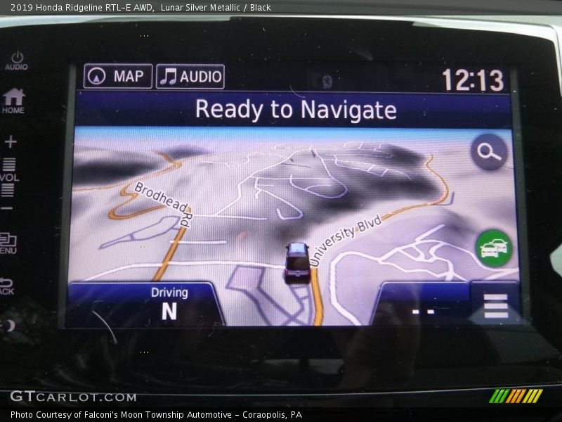 Navigation of 2019 Ridgeline RTL-E AWD