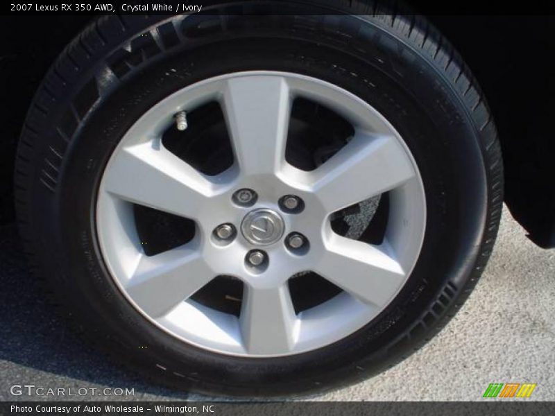 Crystal White / Ivory 2007 Lexus RX 350 AWD