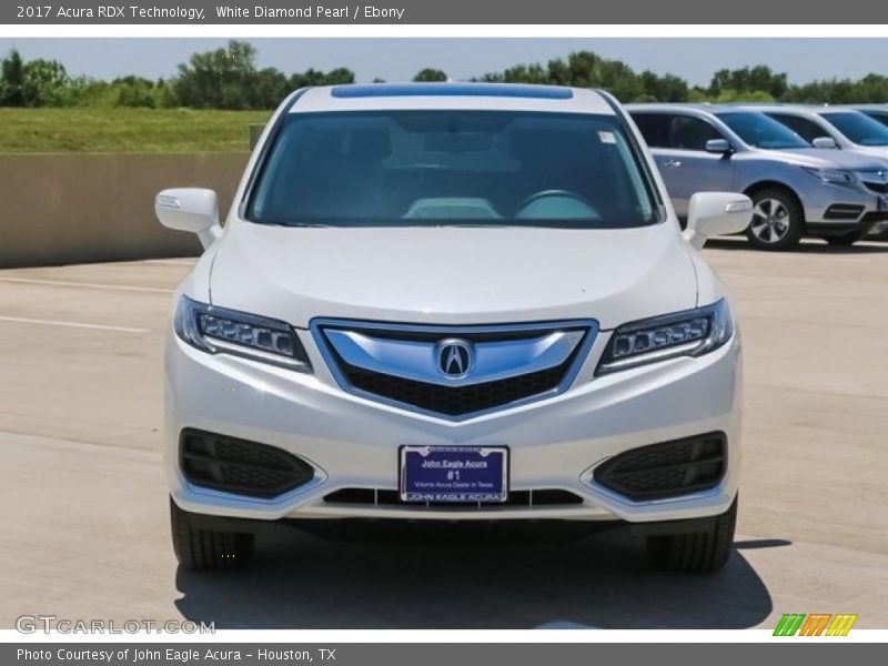 White Diamond Pearl / Ebony 2017 Acura RDX Technology