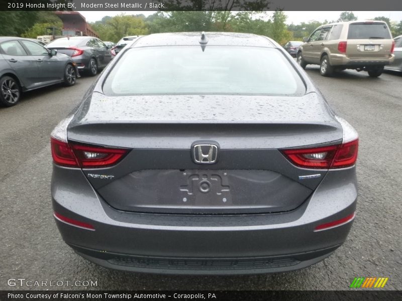 Modern Steel Metallic / Black 2019 Honda Insight EX