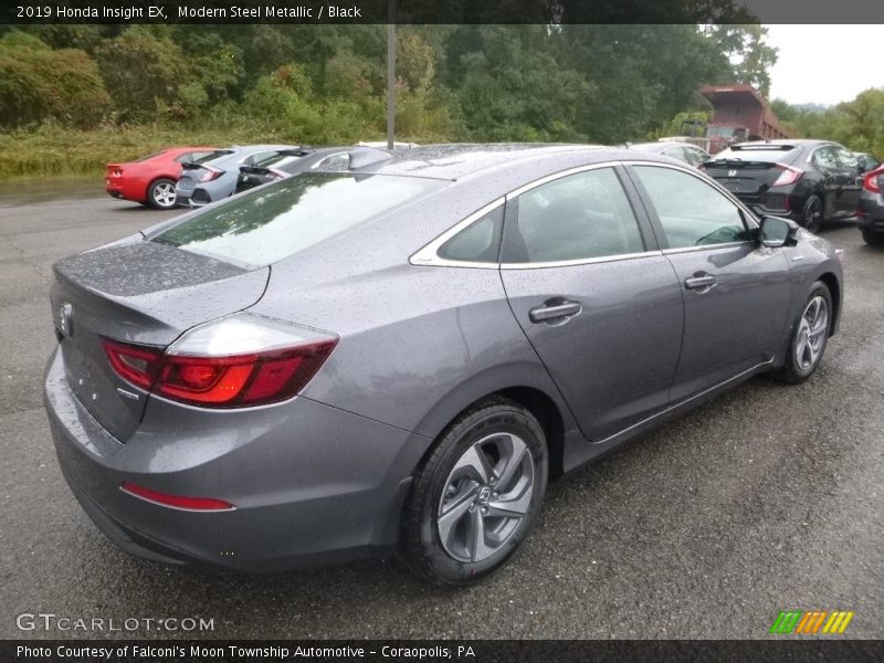Modern Steel Metallic / Black 2019 Honda Insight EX