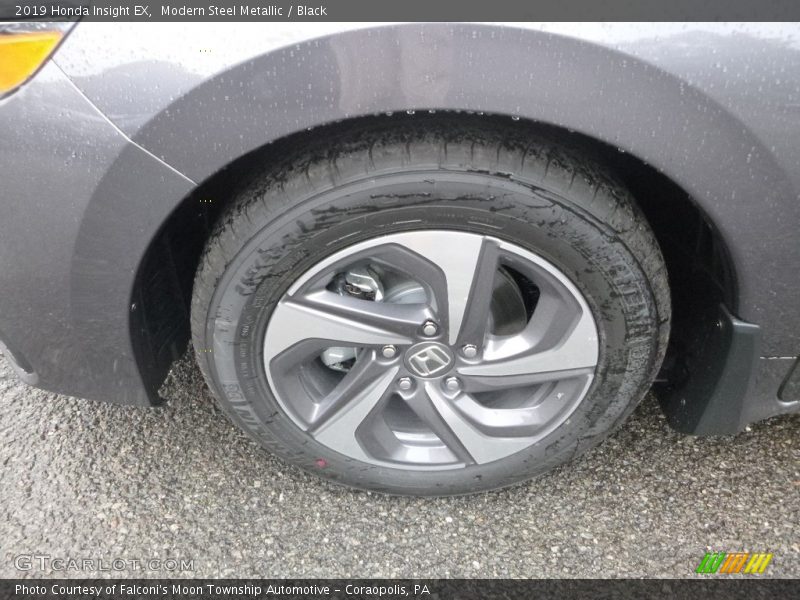 Modern Steel Metallic / Black 2019 Honda Insight EX