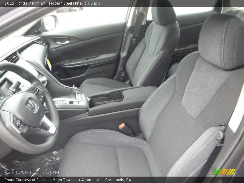 Modern Steel Metallic / Black 2019 Honda Insight EX