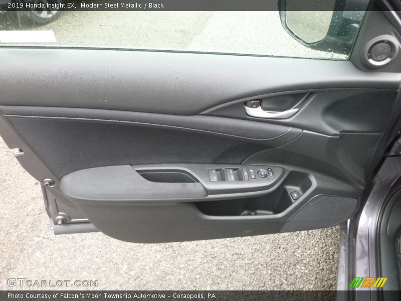 Modern Steel Metallic / Black 2019 Honda Insight EX