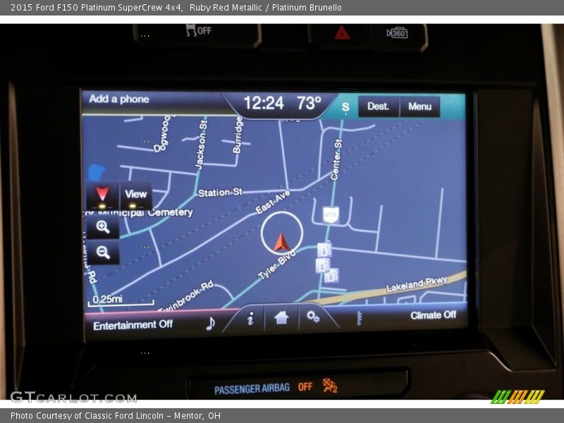 Ruby Red Metallic / Platinum Brunello 2015 Ford F150 Platinum SuperCrew 4x4