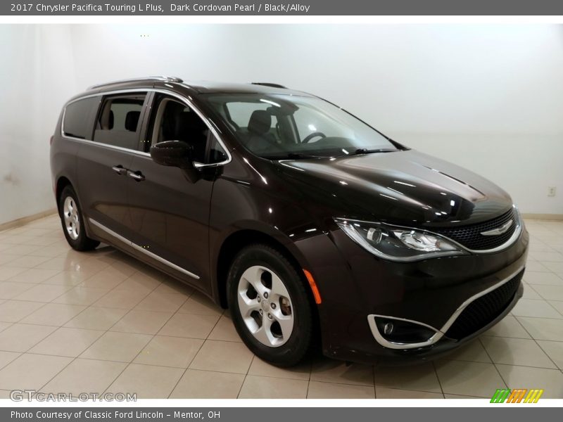 Dark Cordovan Pearl / Black/Alloy 2017 Chrysler Pacifica Touring L Plus