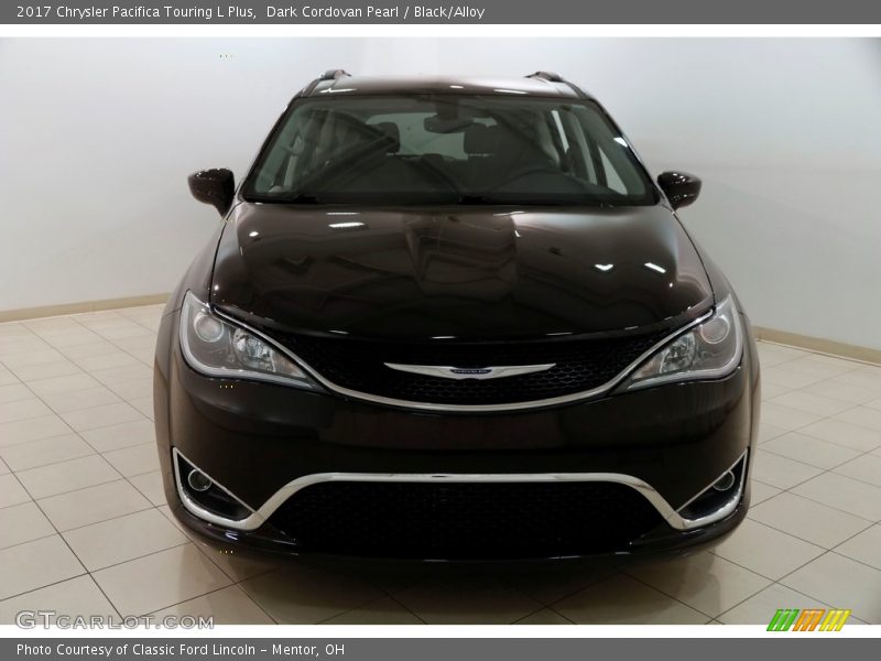 Dark Cordovan Pearl / Black/Alloy 2017 Chrysler Pacifica Touring L Plus