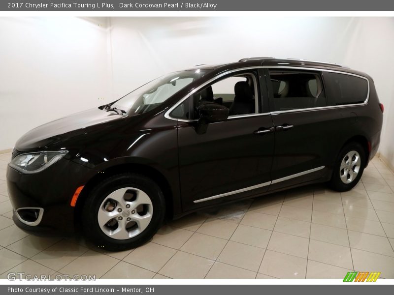 Dark Cordovan Pearl / Black/Alloy 2017 Chrysler Pacifica Touring L Plus