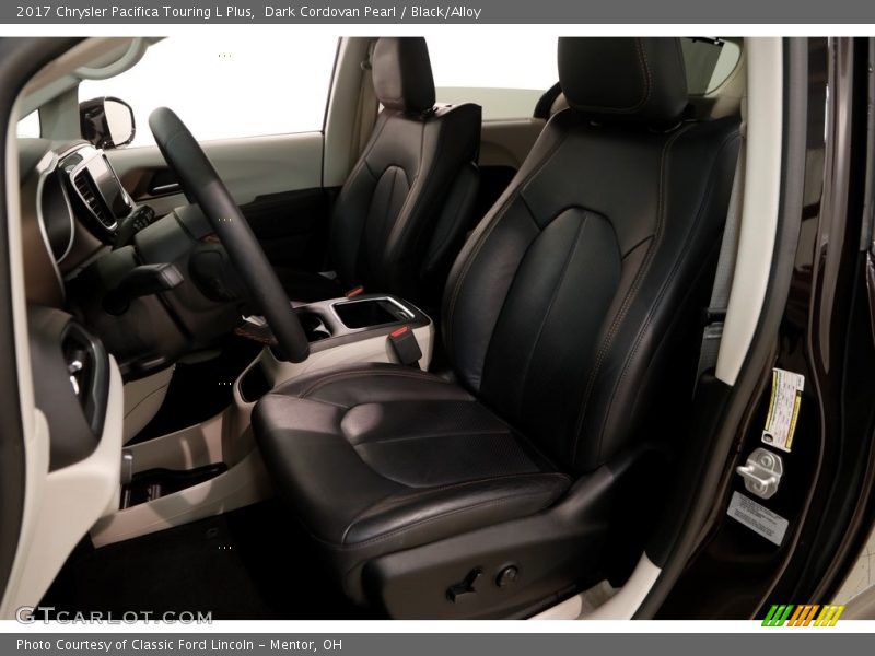 Dark Cordovan Pearl / Black/Alloy 2017 Chrysler Pacifica Touring L Plus