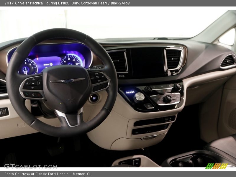 Dark Cordovan Pearl / Black/Alloy 2017 Chrysler Pacifica Touring L Plus