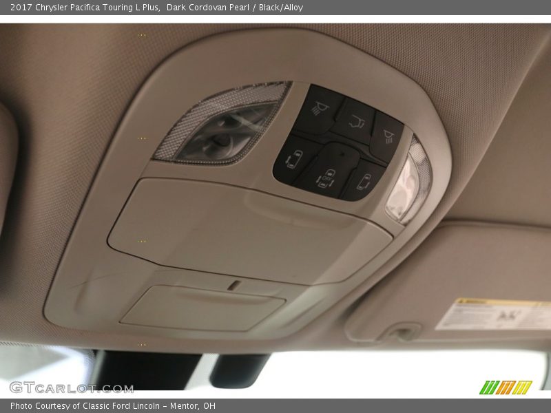 Dark Cordovan Pearl / Black/Alloy 2017 Chrysler Pacifica Touring L Plus